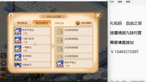接九转蜃境托管~
