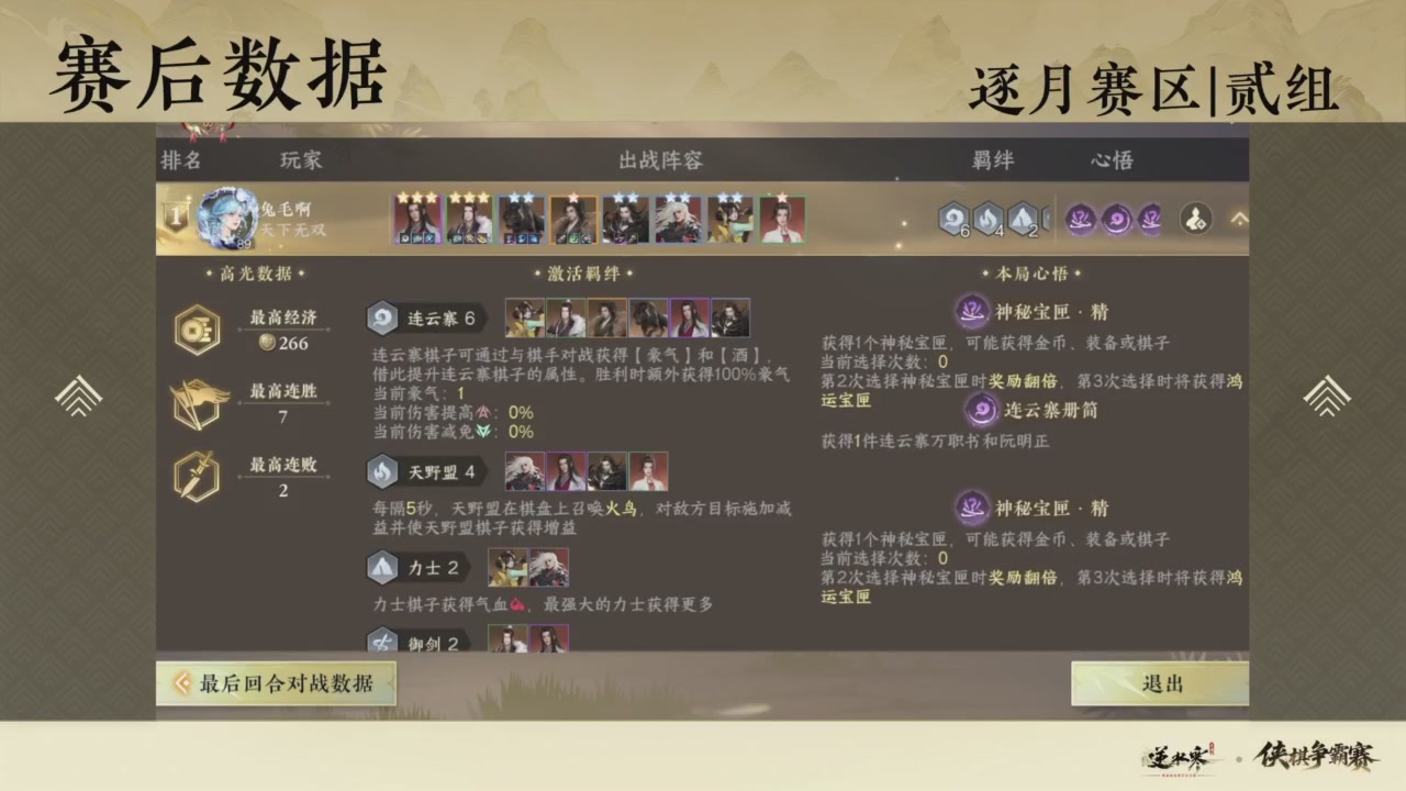 【重播】逆水寒侠棋争霸赛S2