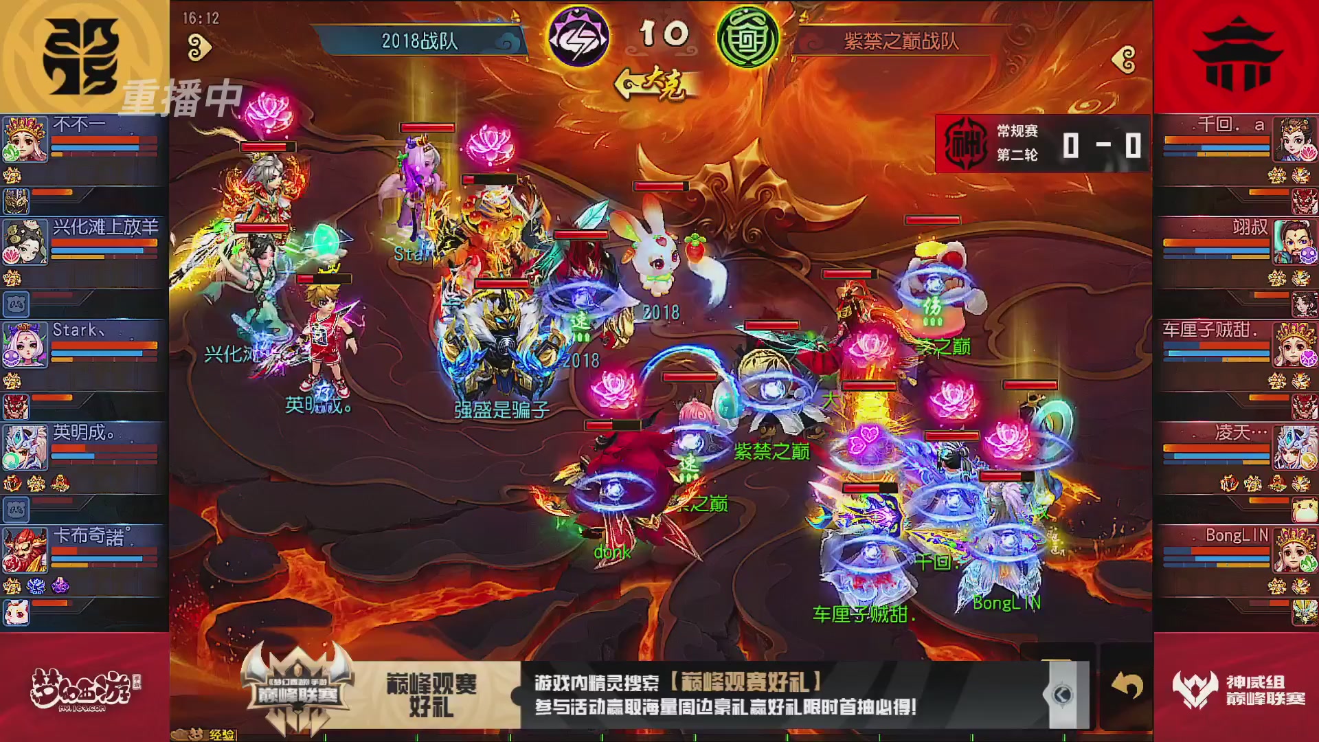 巅峰联赛S13–神威组第二轮