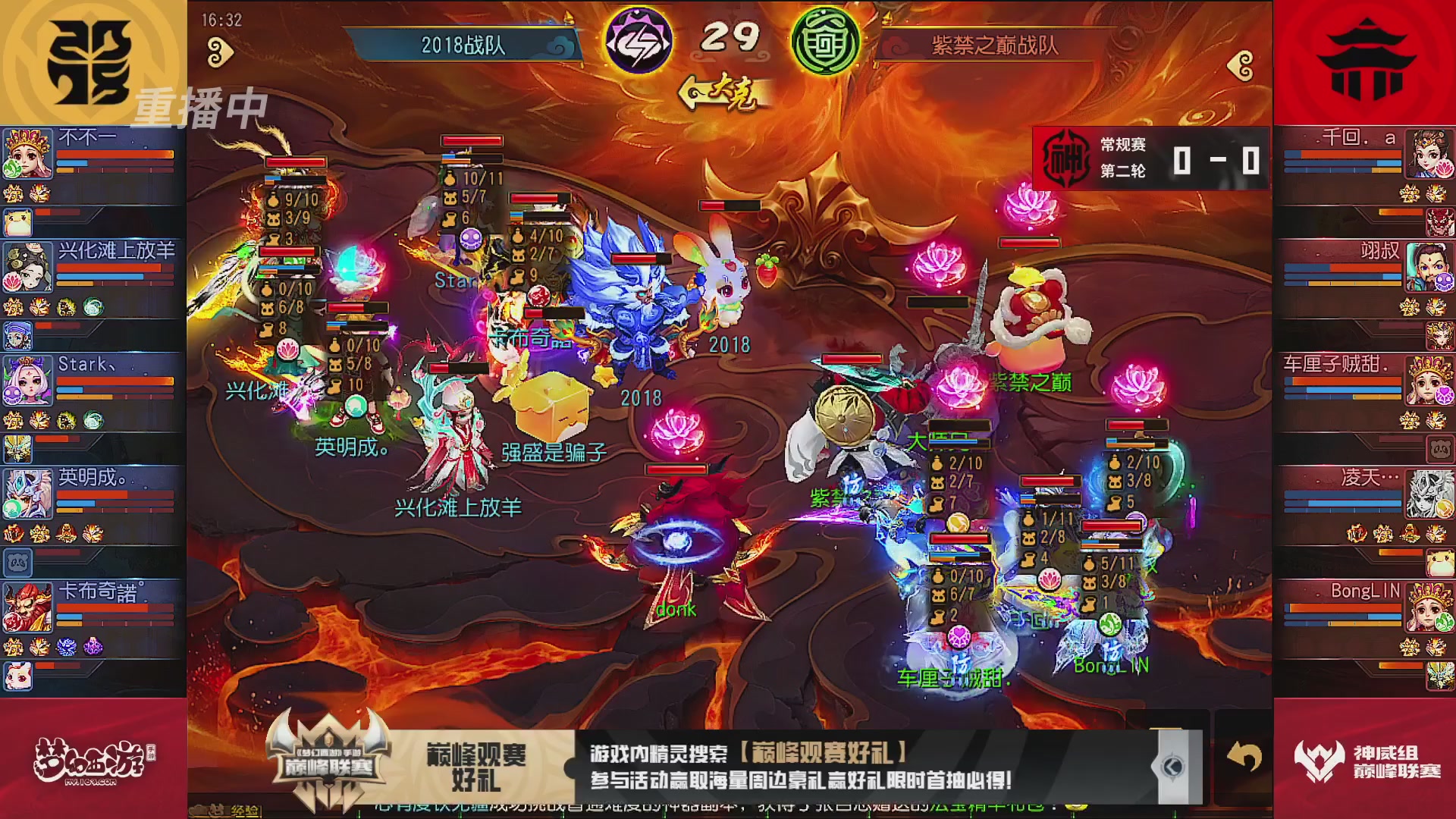巅峰联赛S13–神威组第二轮