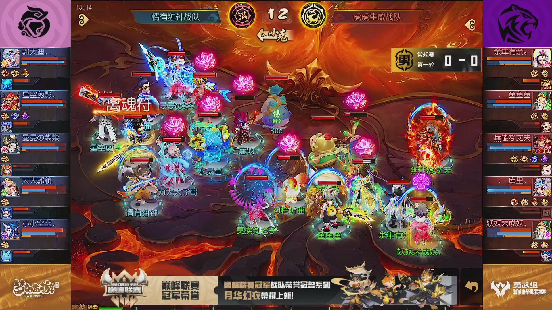 巅峰联赛S13–勇武组第一轮