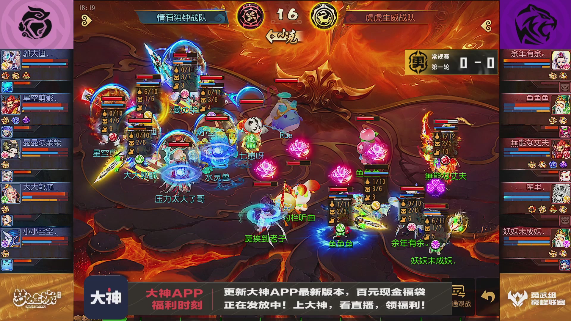 巅峰联赛S13–勇武组第一轮