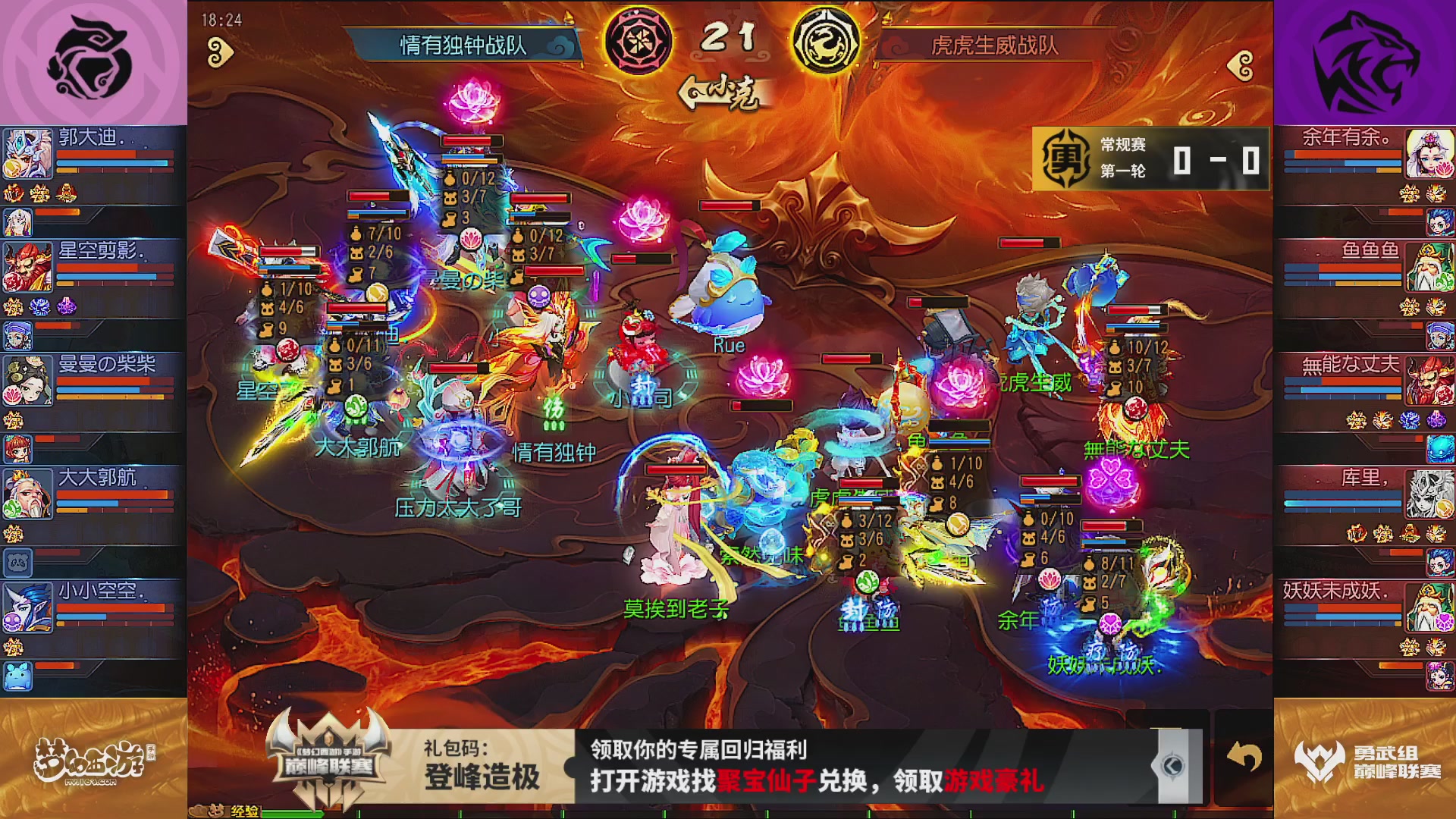 巅峰联赛S13–勇武组第一轮