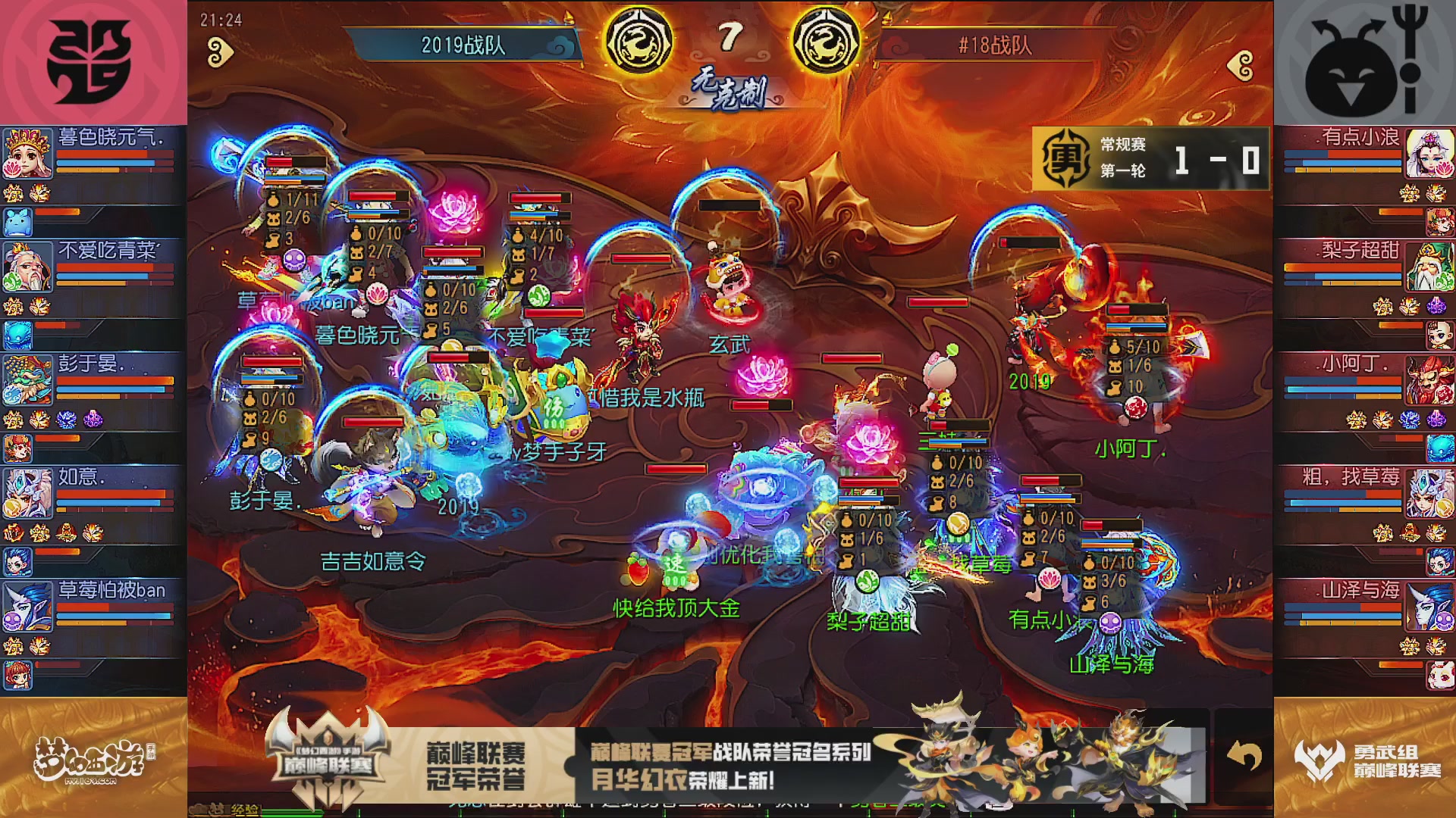 巅峰联赛S13–勇武组第一轮