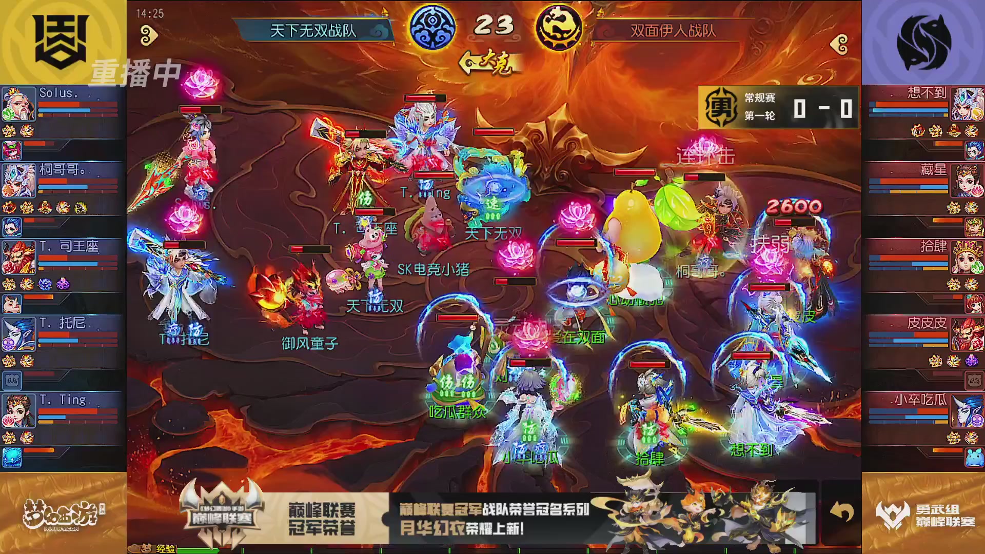 巅峰联赛S13–勇武组第一轮