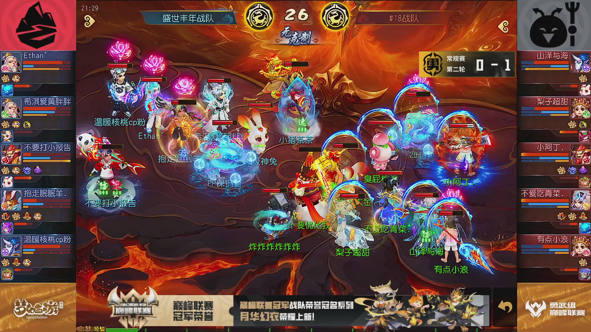 巅峰联赛S13–勇武组第二轮