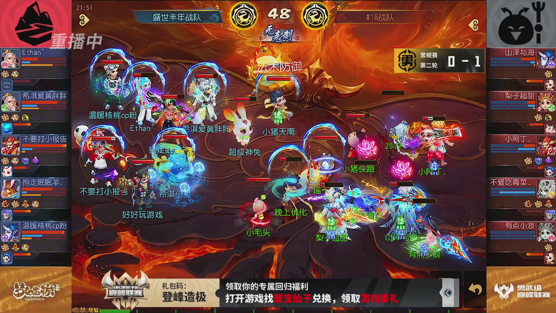 巅峰联赛S13–勇武组第二轮
