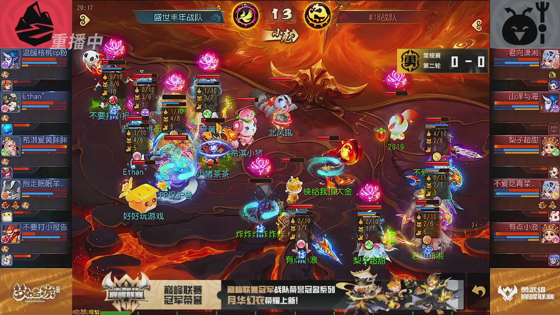 巅峰联赛S13–勇武组第二轮