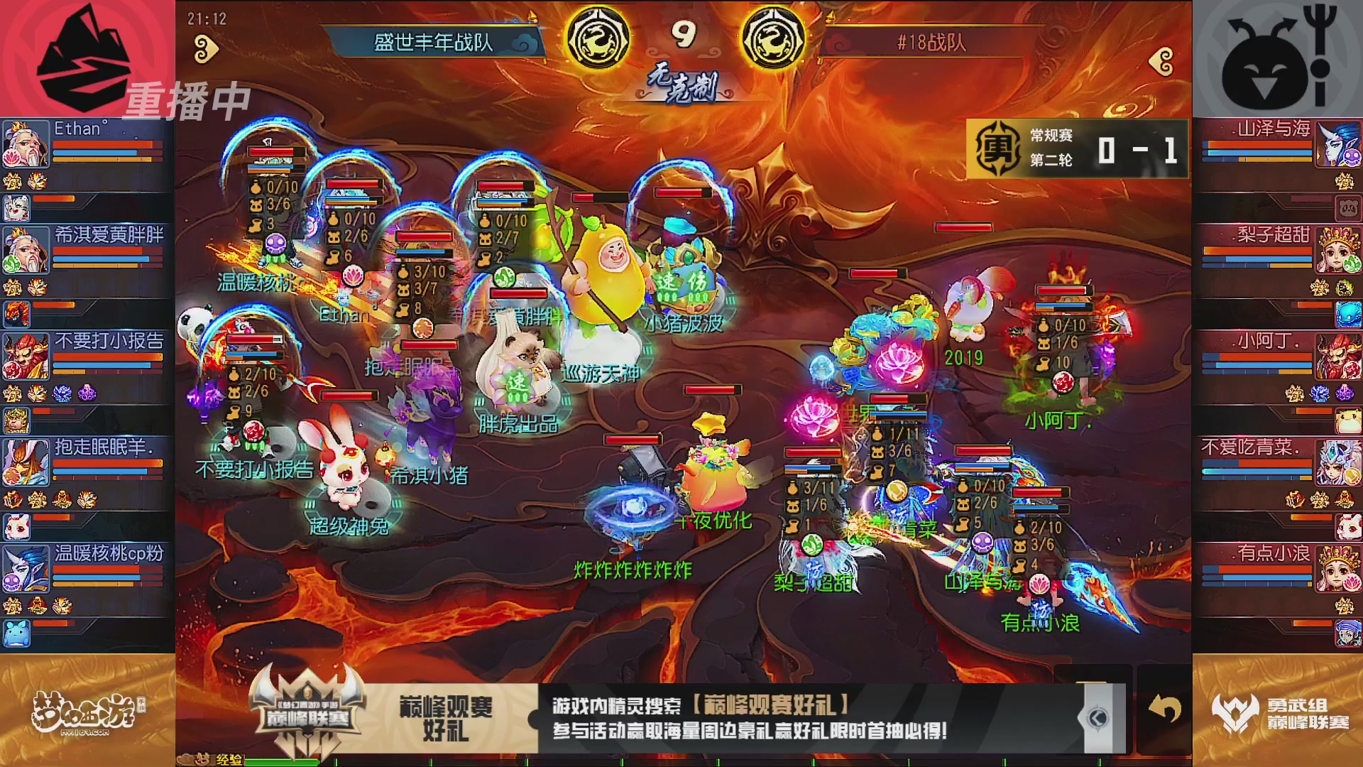 巅峰联赛S13–勇武组第二轮