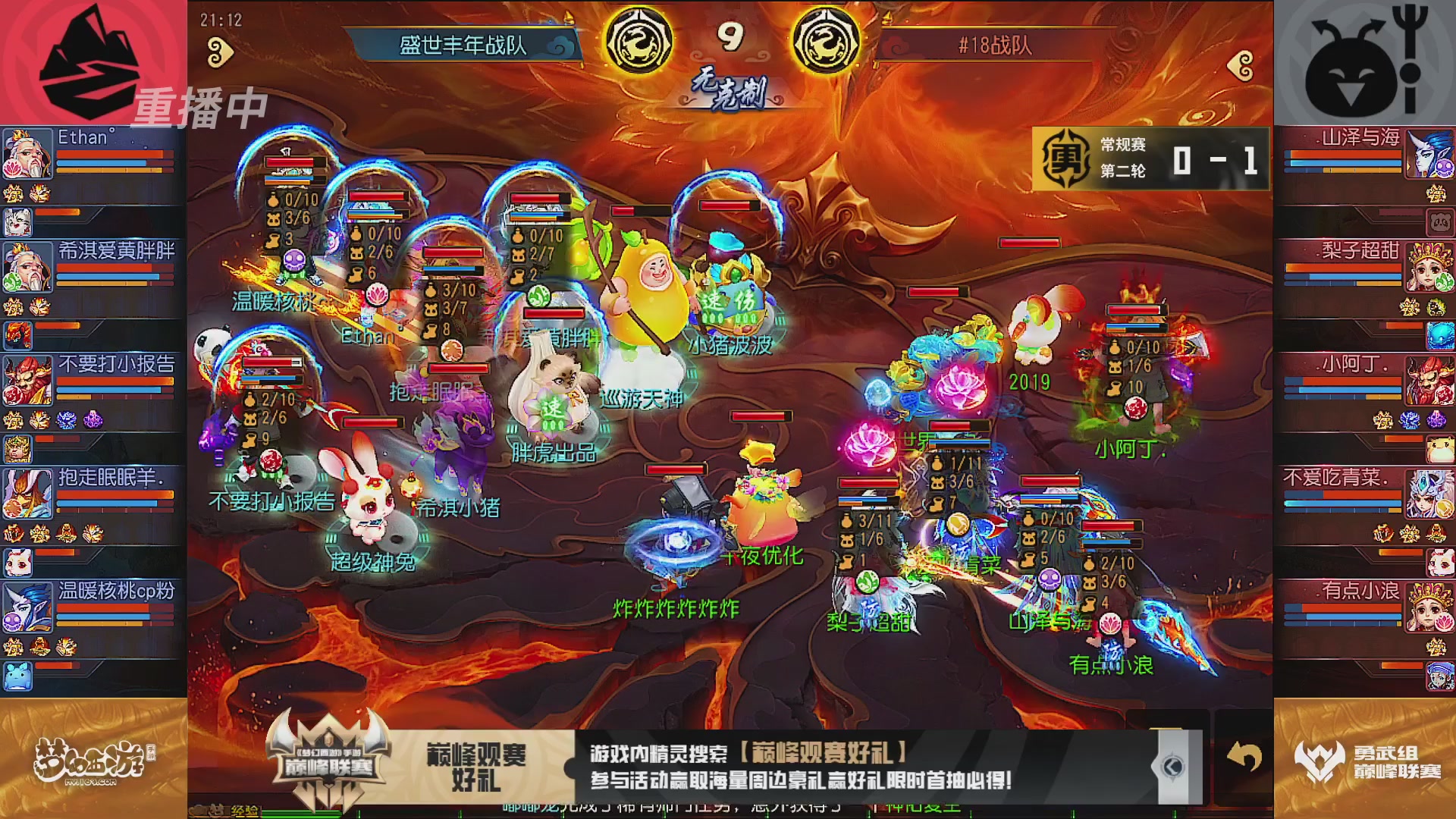 巅峰联赛S13–勇武组第二轮