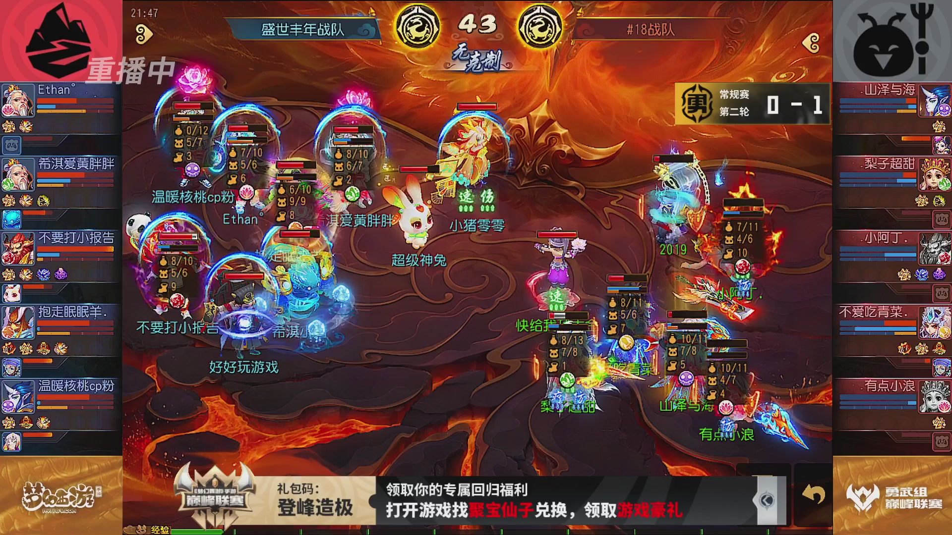 巅峰联赛S13–勇武组第二轮