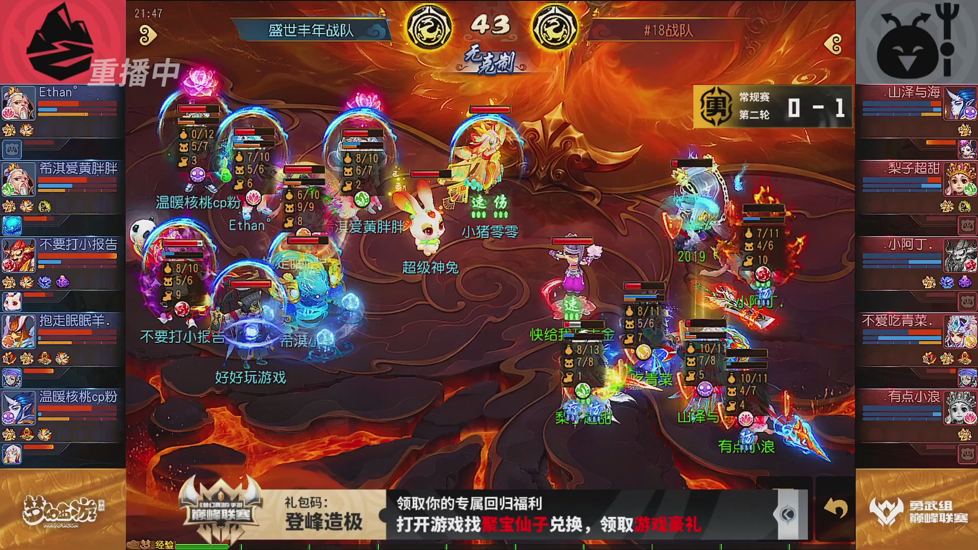 巅峰联赛S13–勇武组第二轮