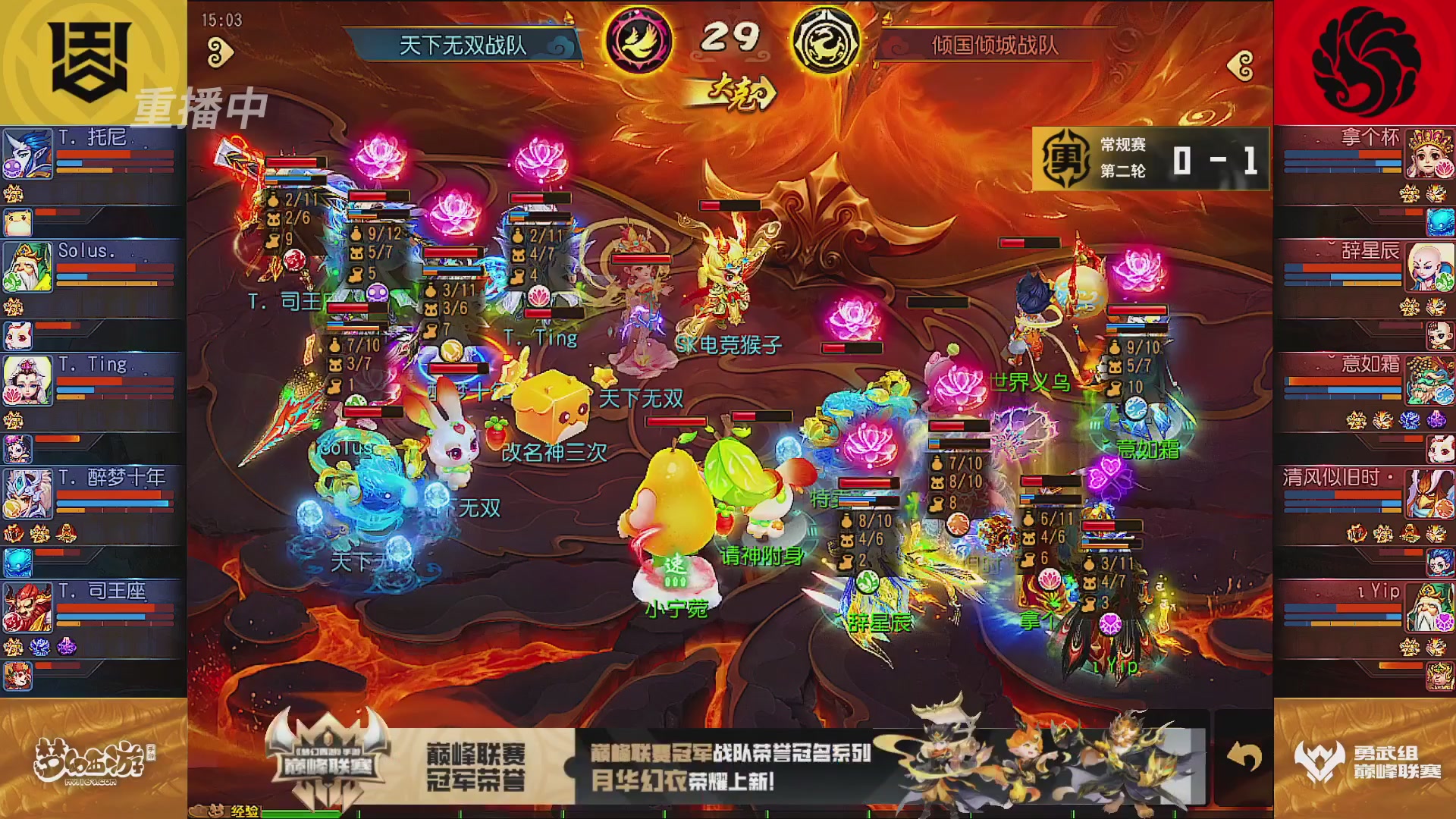 巅峰联赛S13–勇武组第二轮