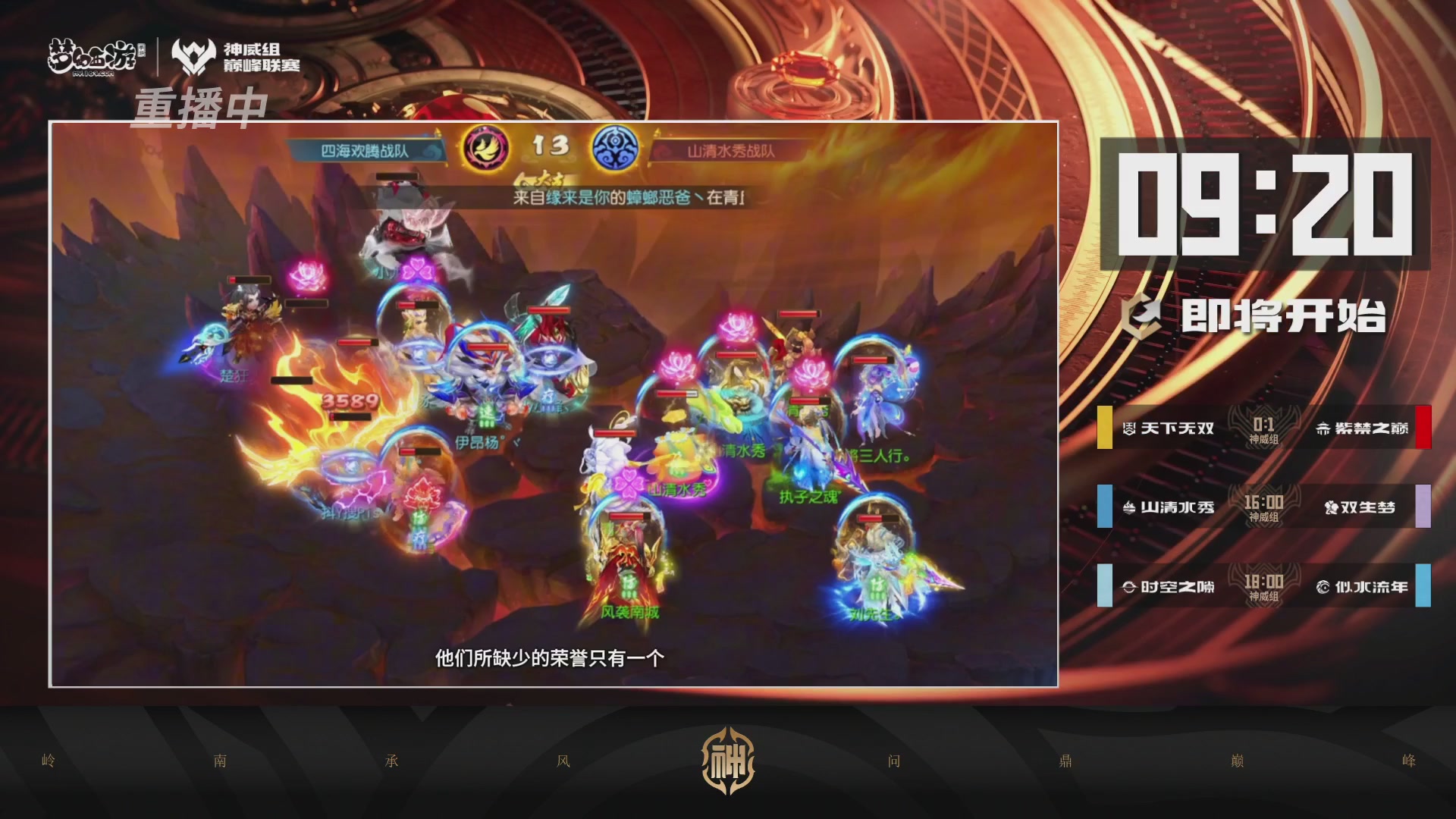 巅峰联赛S13–神威组第三轮