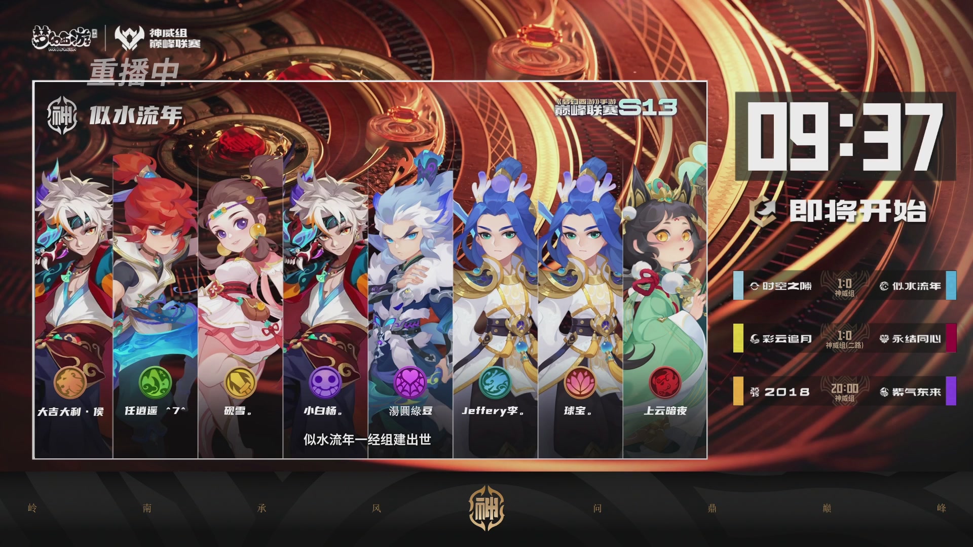 巅峰联赛S13–神威组第三轮