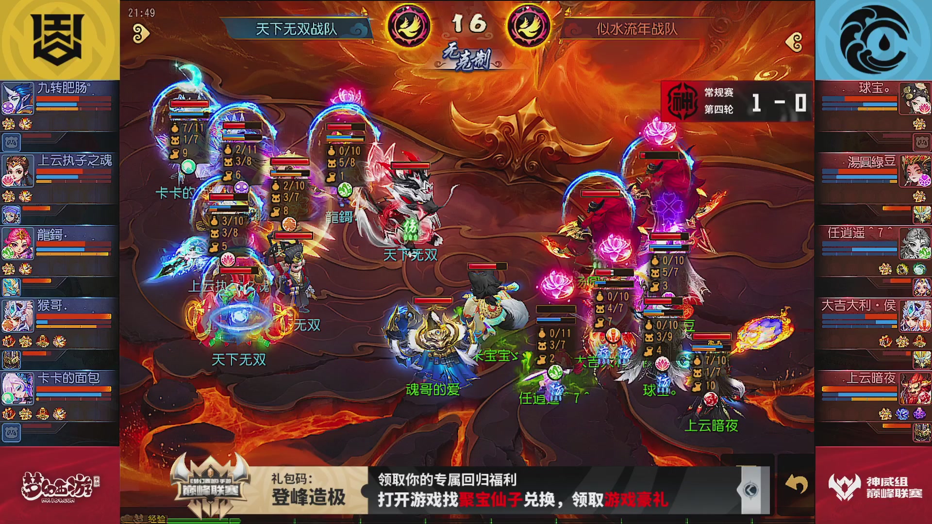 巅峰联赛S13–神威组第四轮