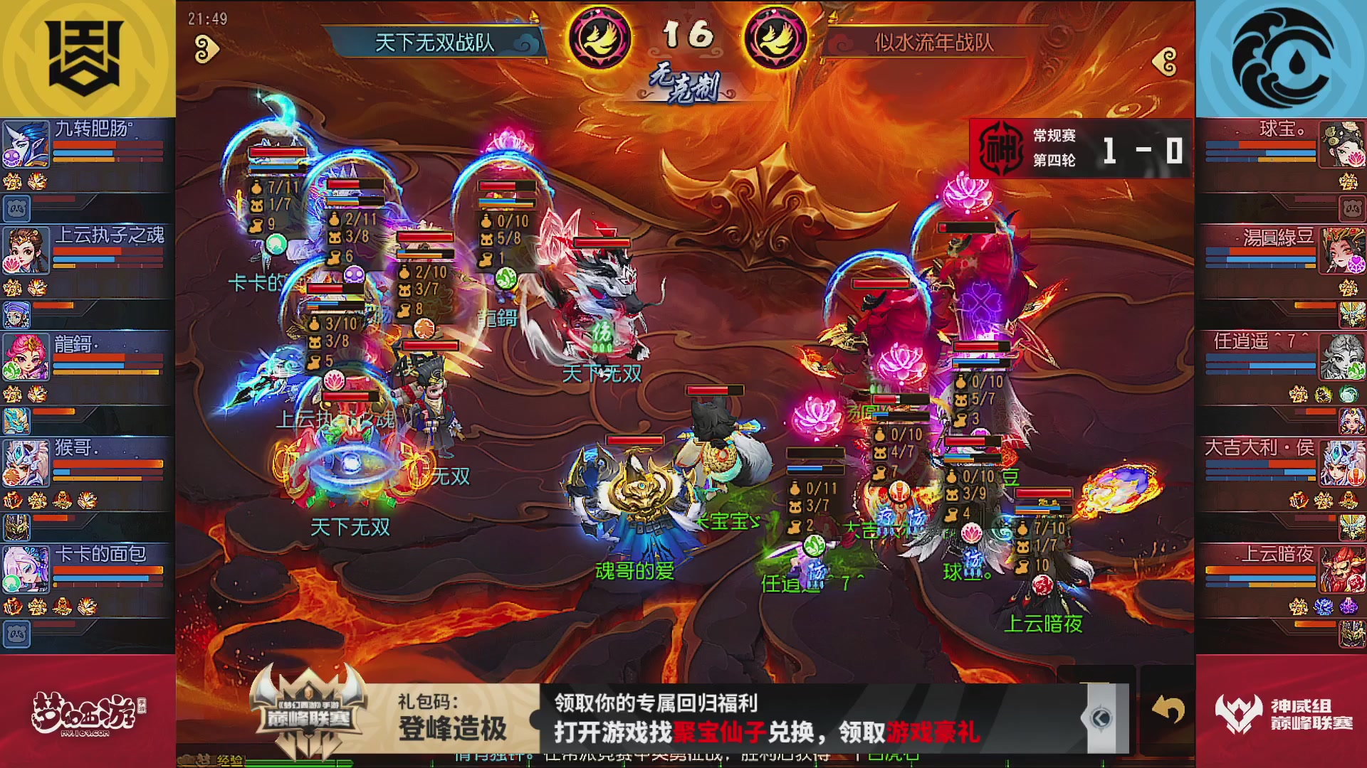 巅峰联赛S13–神威组第四轮