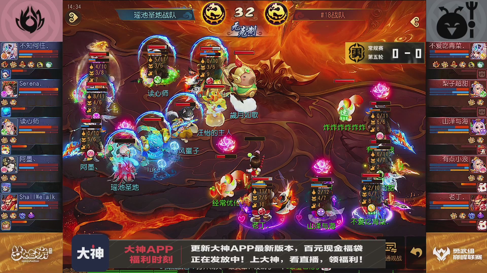 巅峰联赛S13–勇武组第五轮
