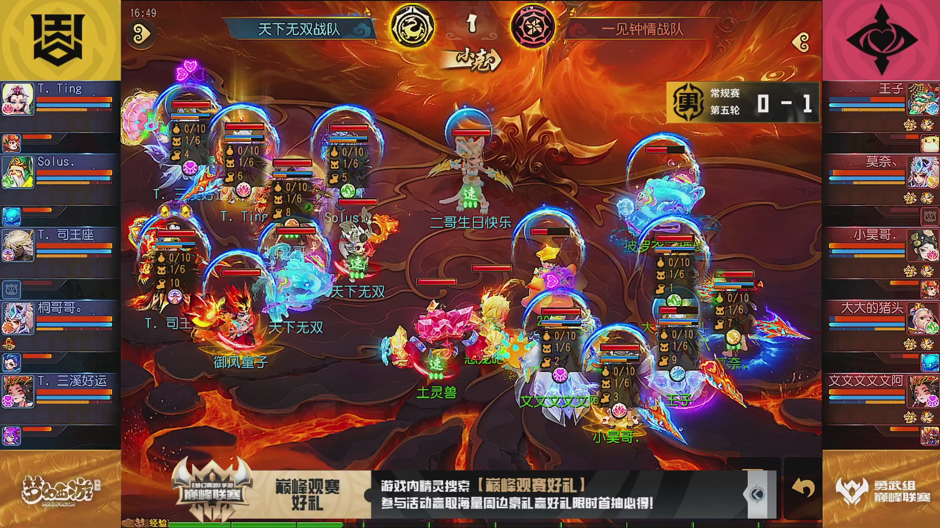 巅峰联赛S13–勇武组第五轮