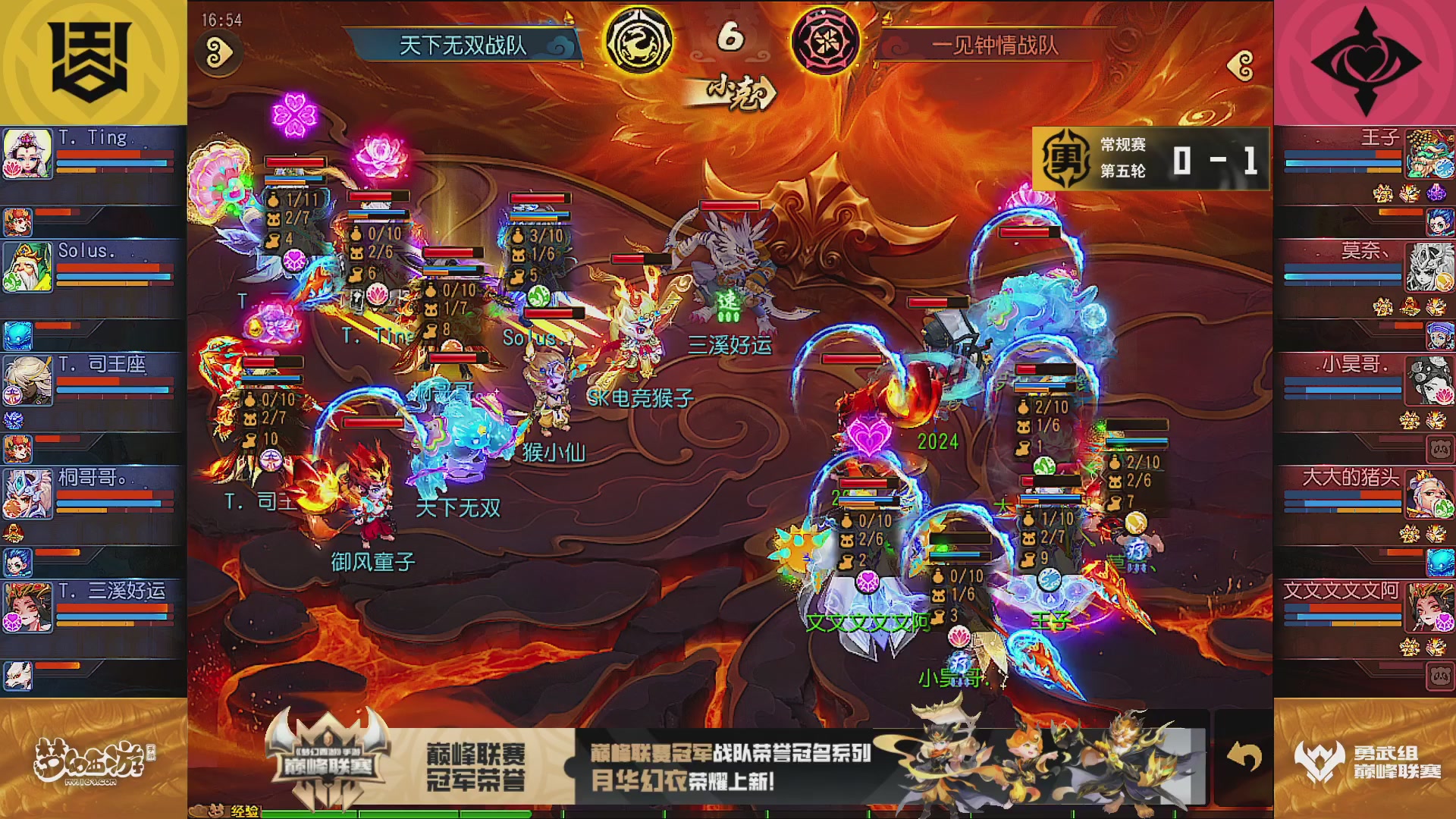 巅峰联赛S13–勇武组第五轮