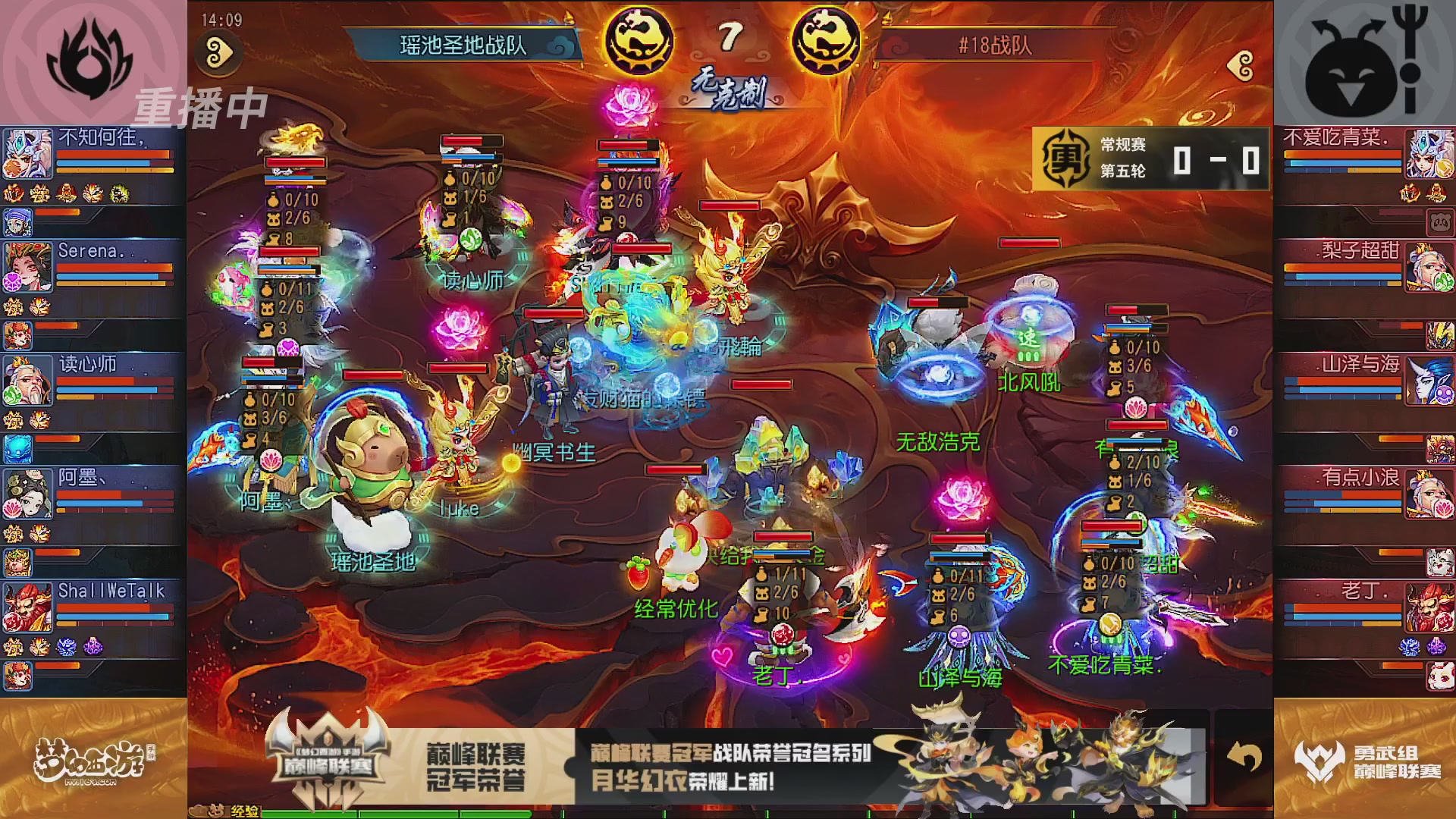 巅峰联赛S13–勇武组第五轮