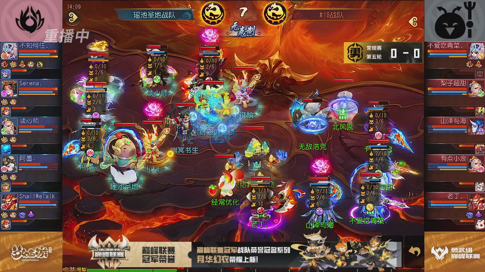 巅峰联赛S13–勇武组第五轮
