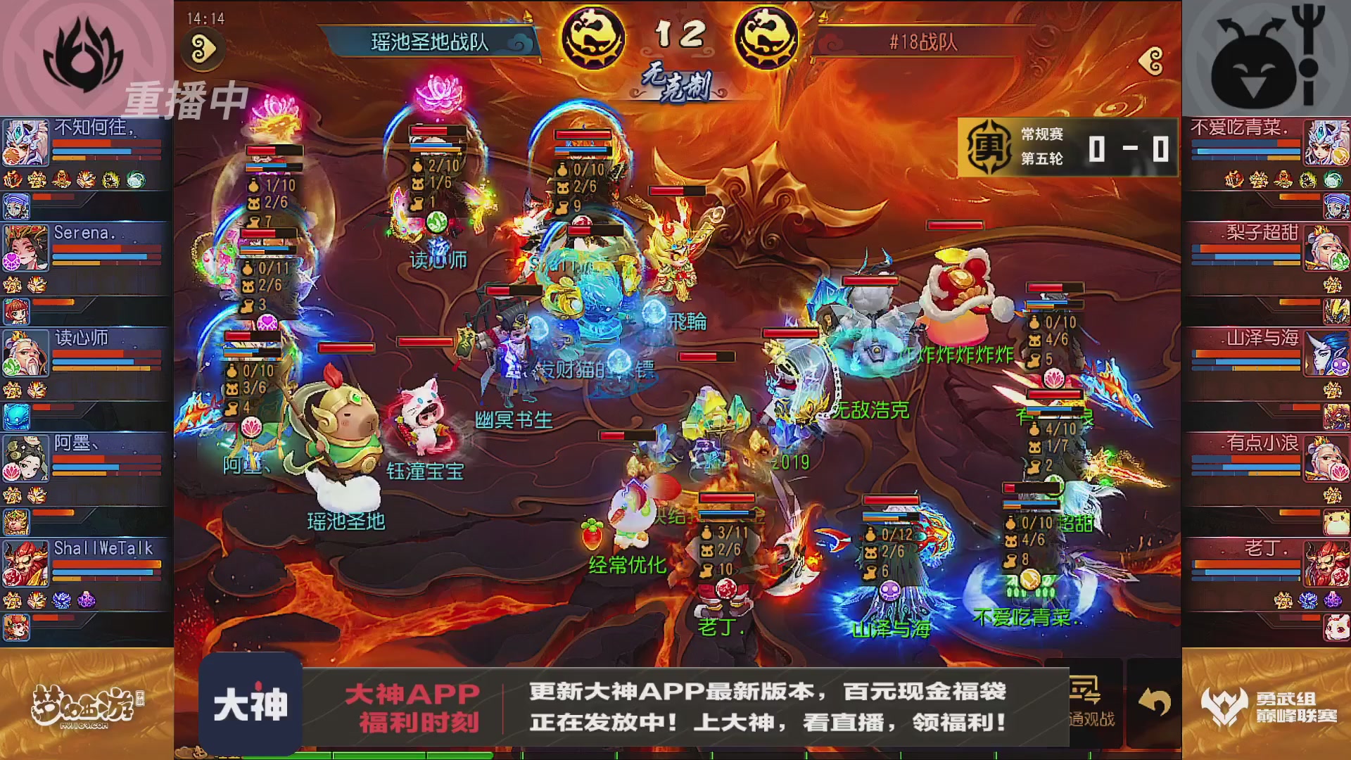 巅峰联赛S13–勇武组第五轮
