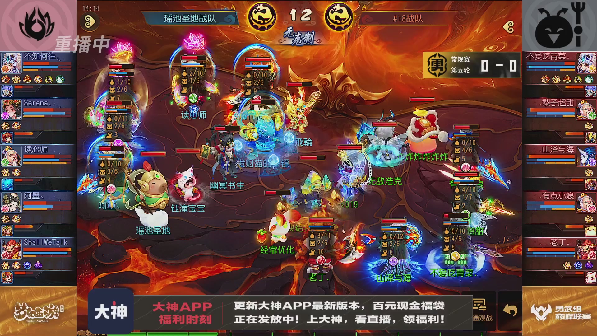 巅峰联赛S13–勇武组第五轮