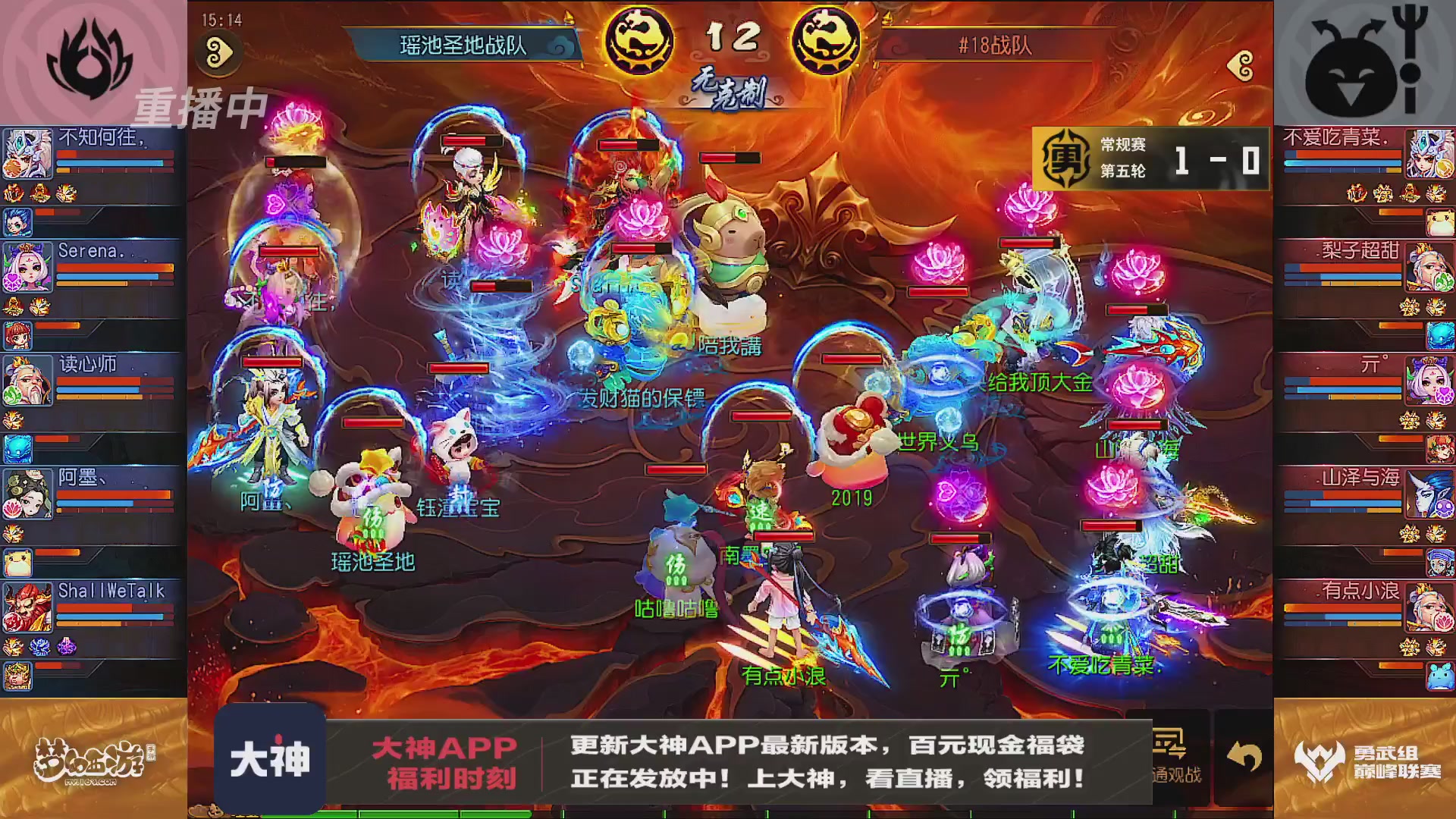 巅峰联赛S13–勇武组第五轮