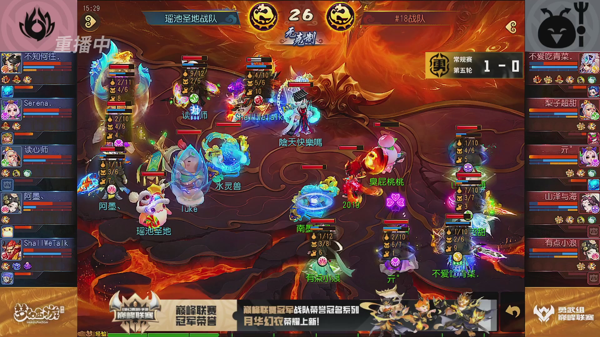 巅峰联赛S13–勇武组第五轮