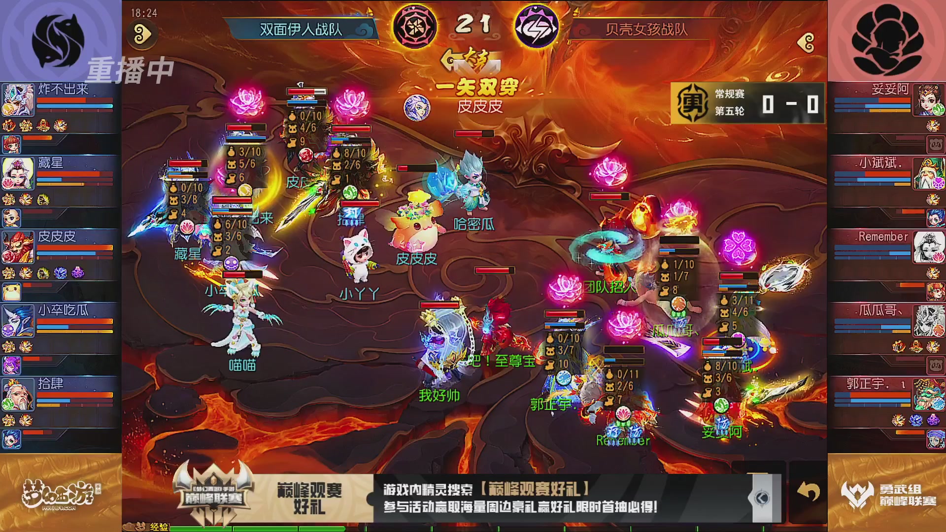 巅峰联赛S13–勇武组第五轮