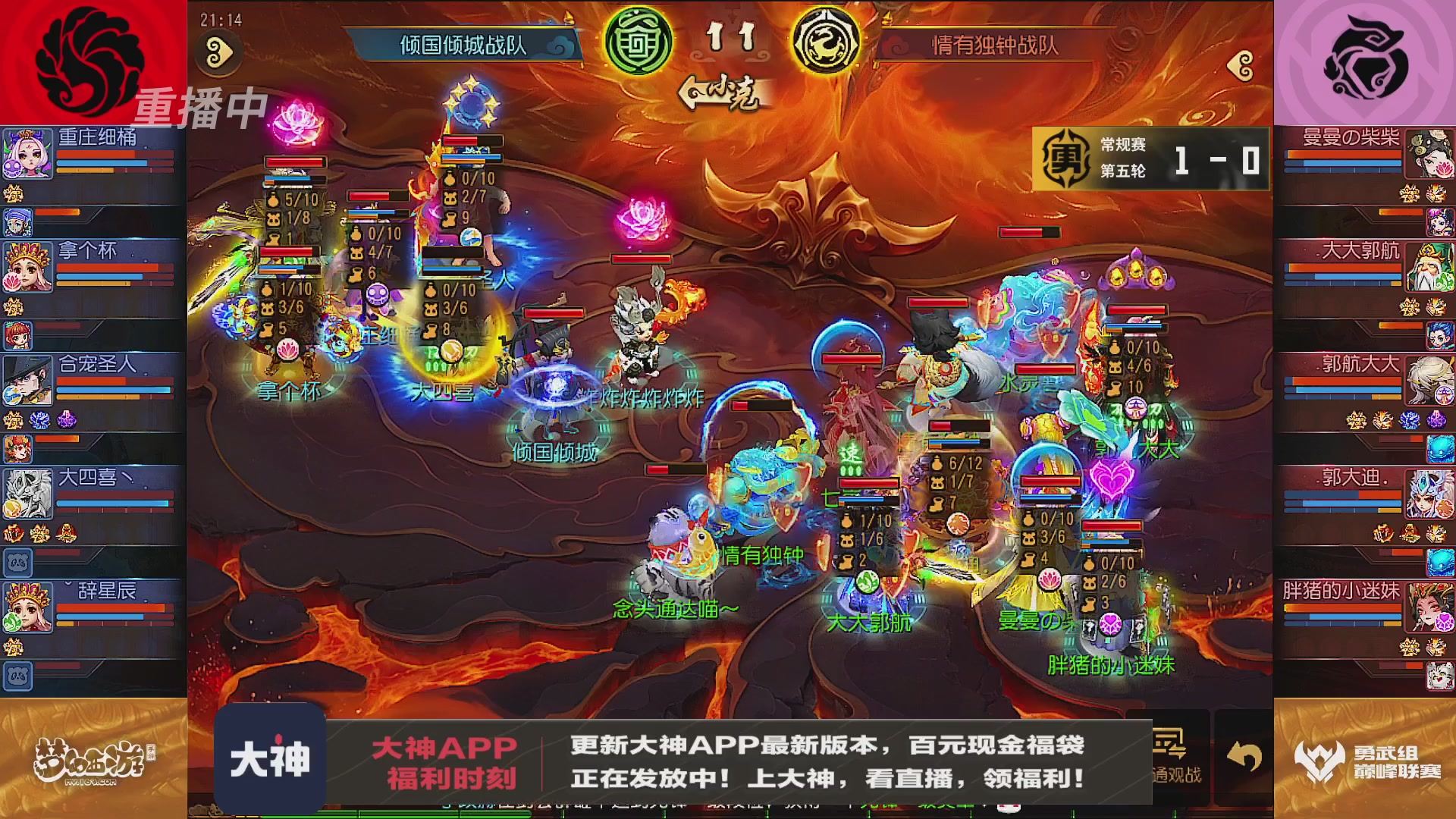 巅峰联赛S13–勇武组第五轮