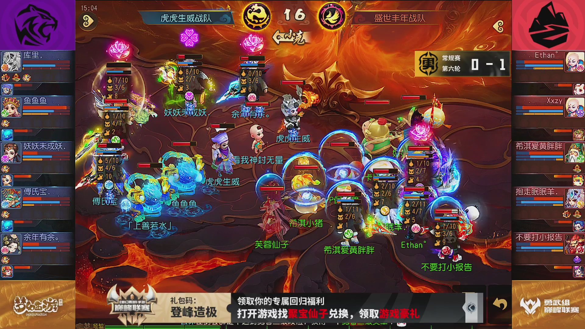 巅峰联赛S13–勇武组第六轮