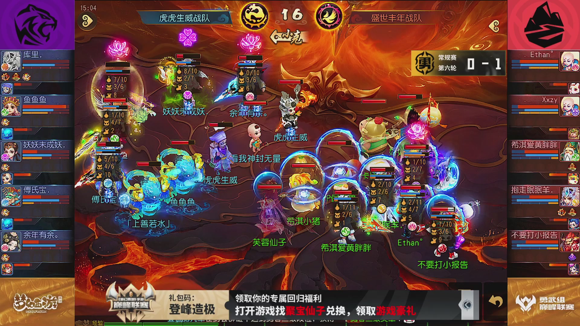 巅峰联赛S13–勇武组第六轮