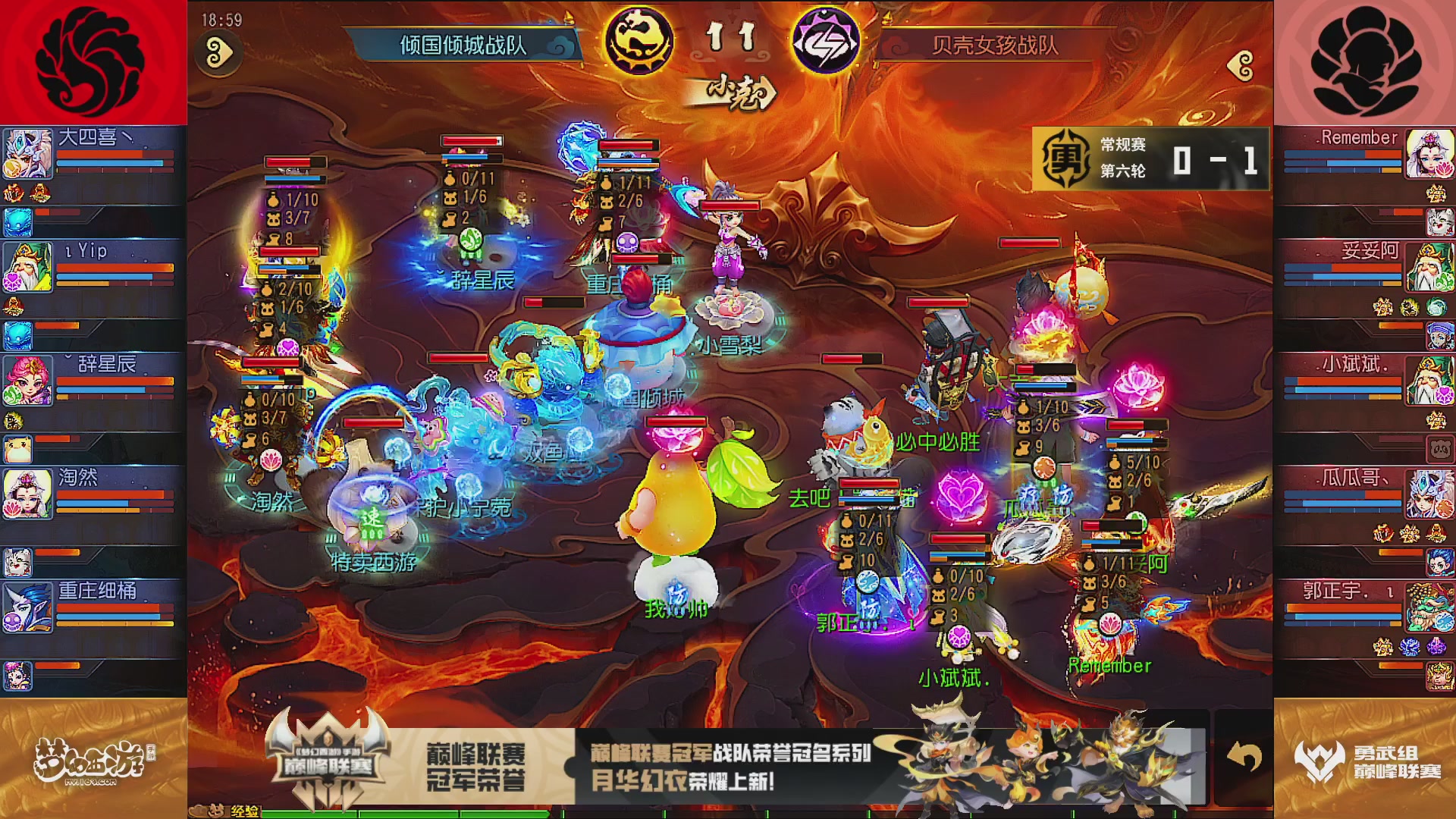 巅峰联赛S13–勇武组第六轮
