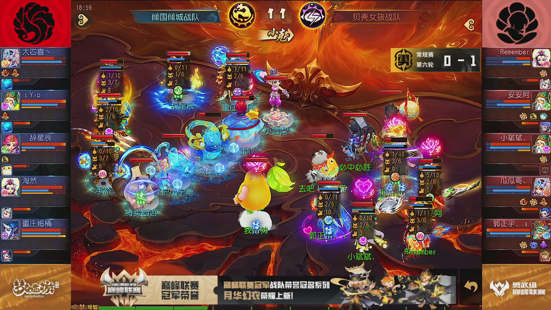 巅峰联赛S13–勇武组第六轮