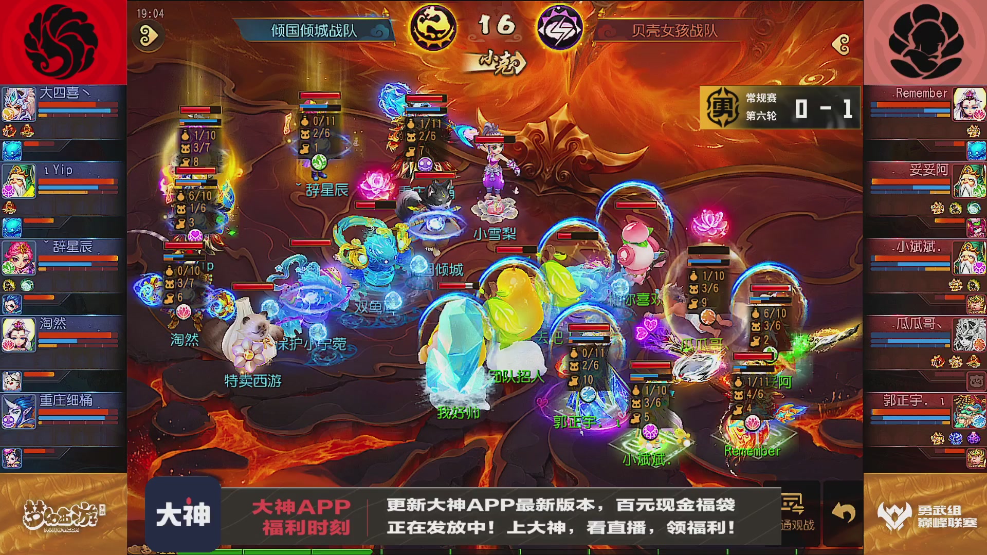 巅峰联赛S13–勇武组第六轮