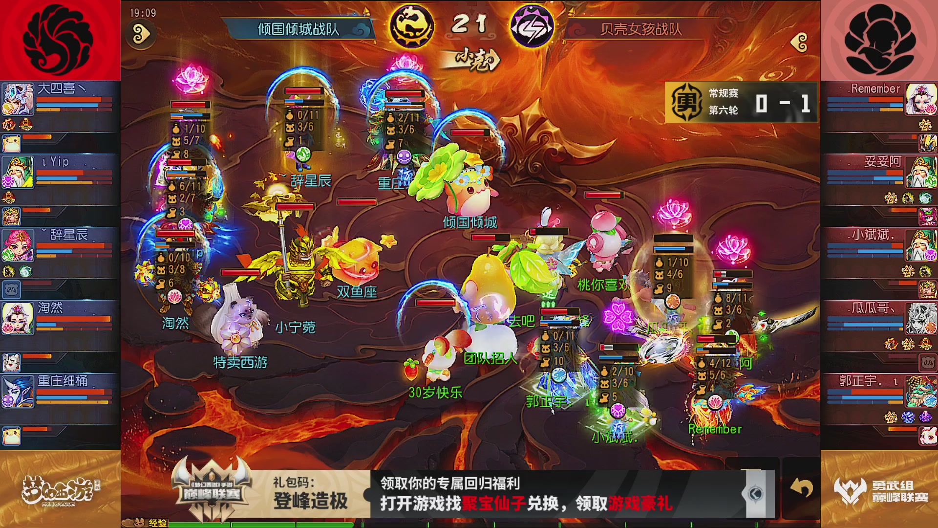巅峰联赛S13–勇武组第六轮