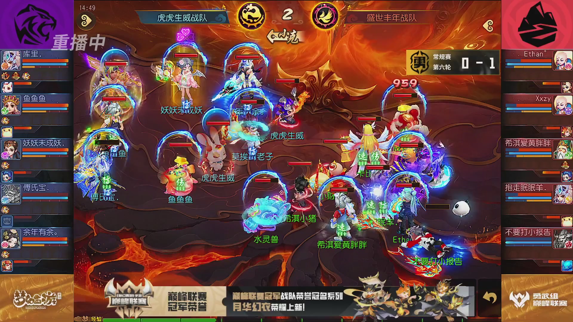 巅峰联赛S13–勇武组第六轮
