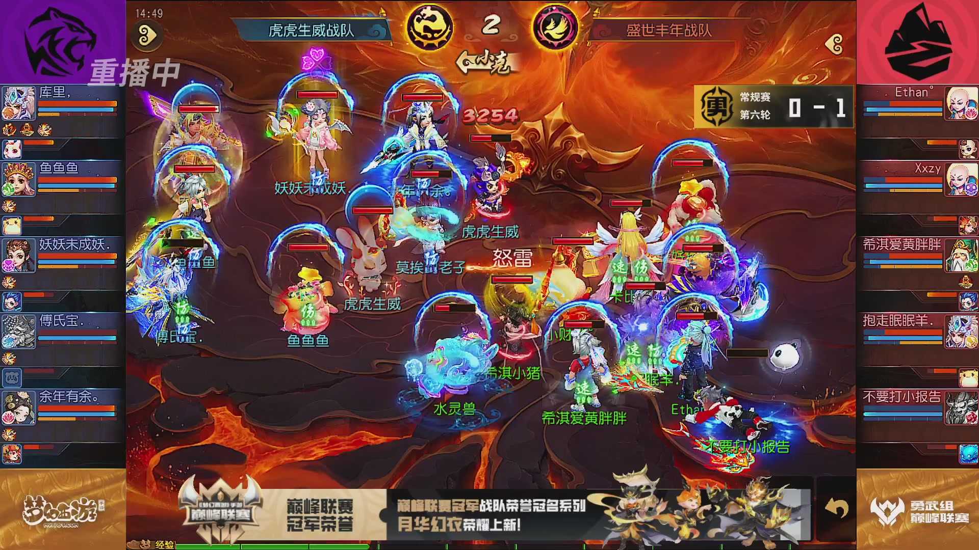 巅峰联赛S13–勇武组第六轮