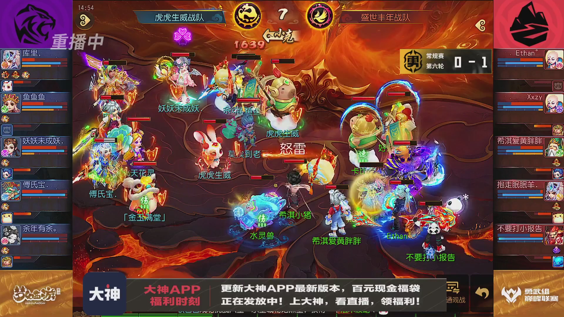 巅峰联赛S13–勇武组第六轮