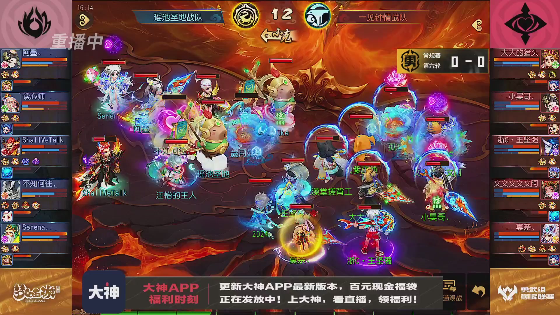 巅峰联赛S13–勇武组第六轮