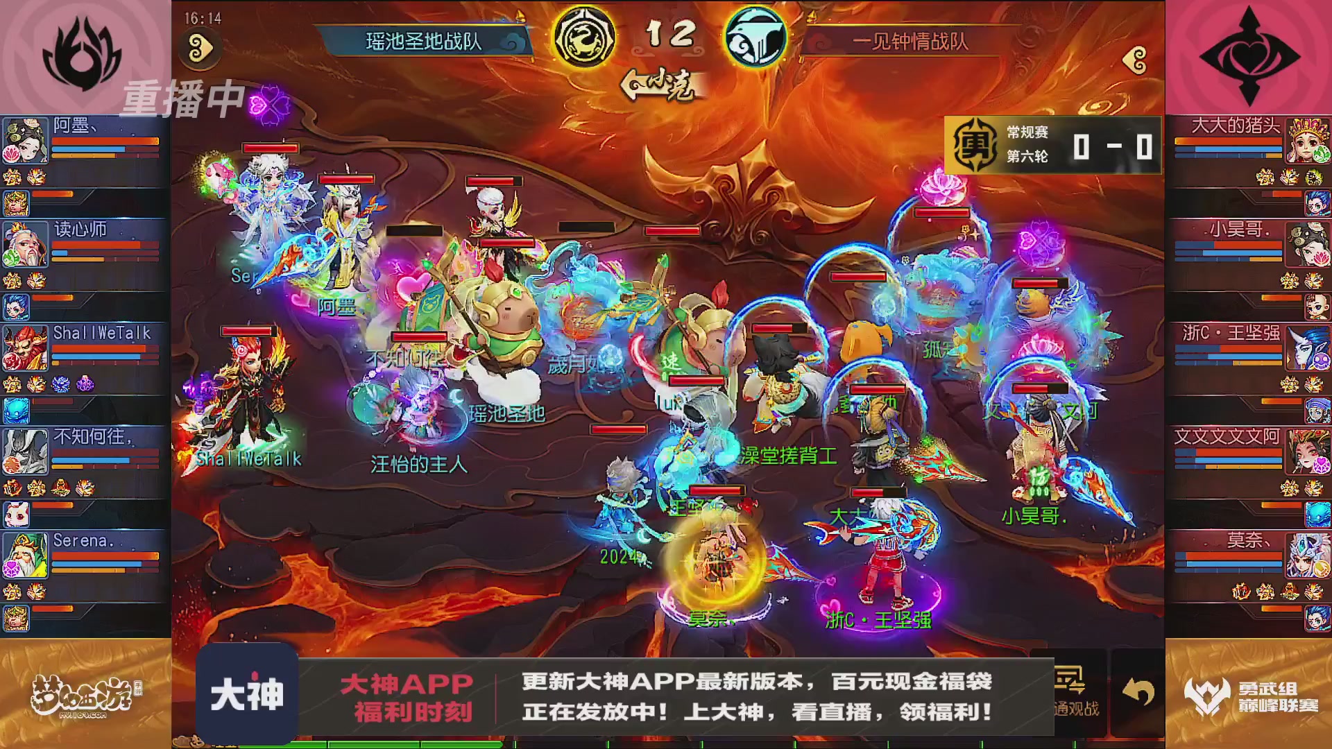 巅峰联赛S13–勇武组第六轮