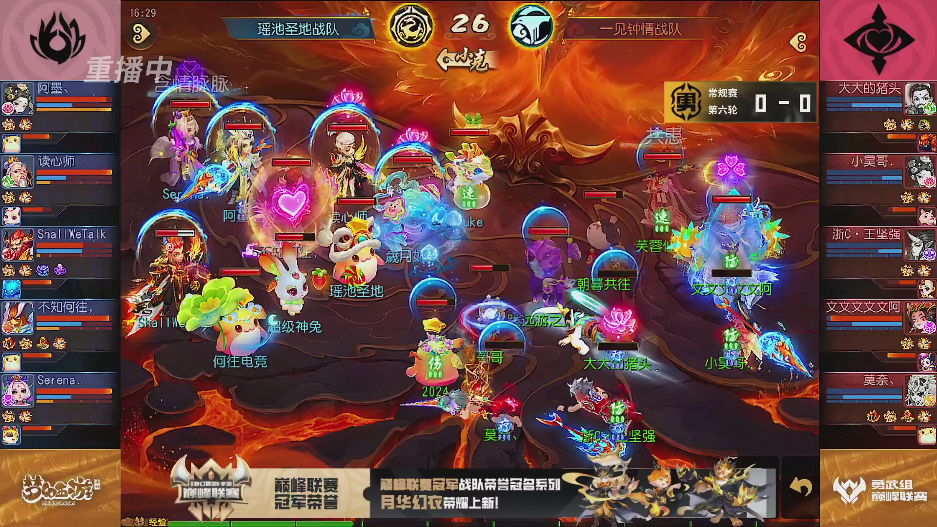 巅峰联赛S13–勇武组第六轮