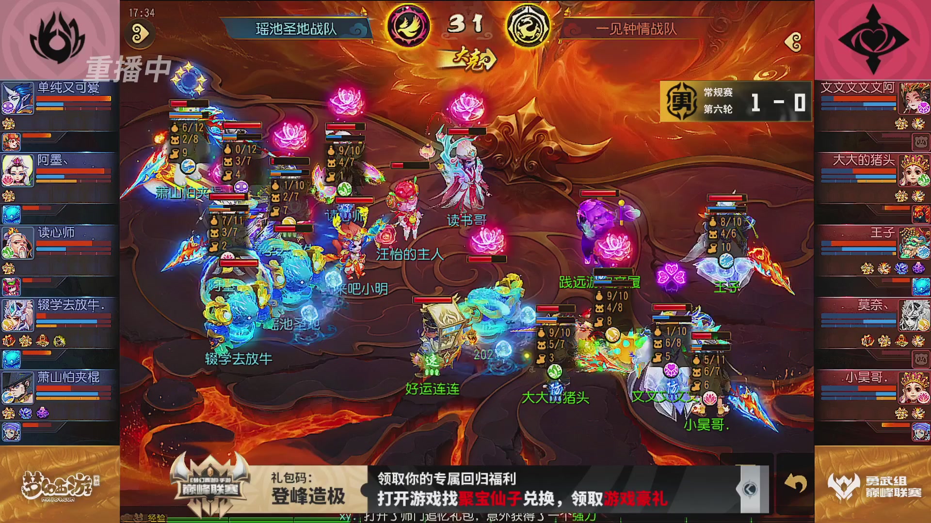 巅峰联赛S13–勇武组第六轮