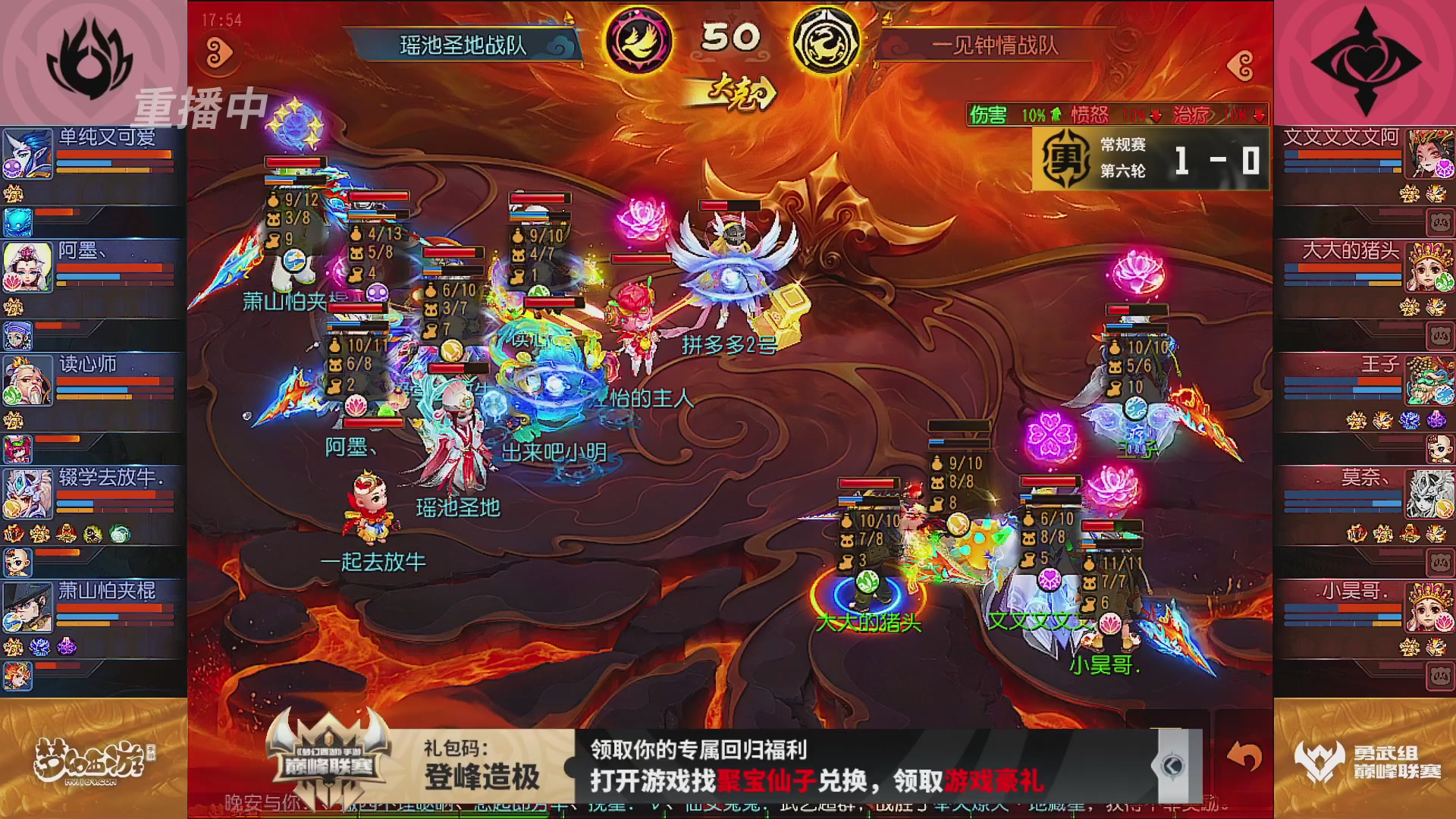 巅峰联赛S13–勇武组第六轮