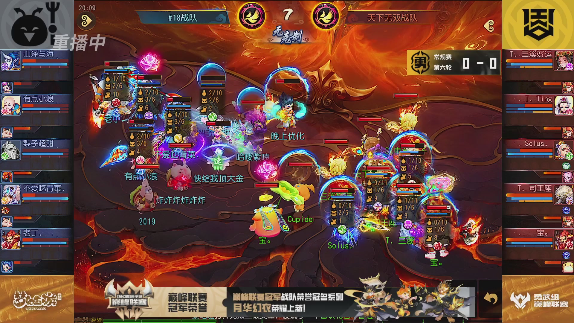 巅峰联赛S13–勇武组第六轮