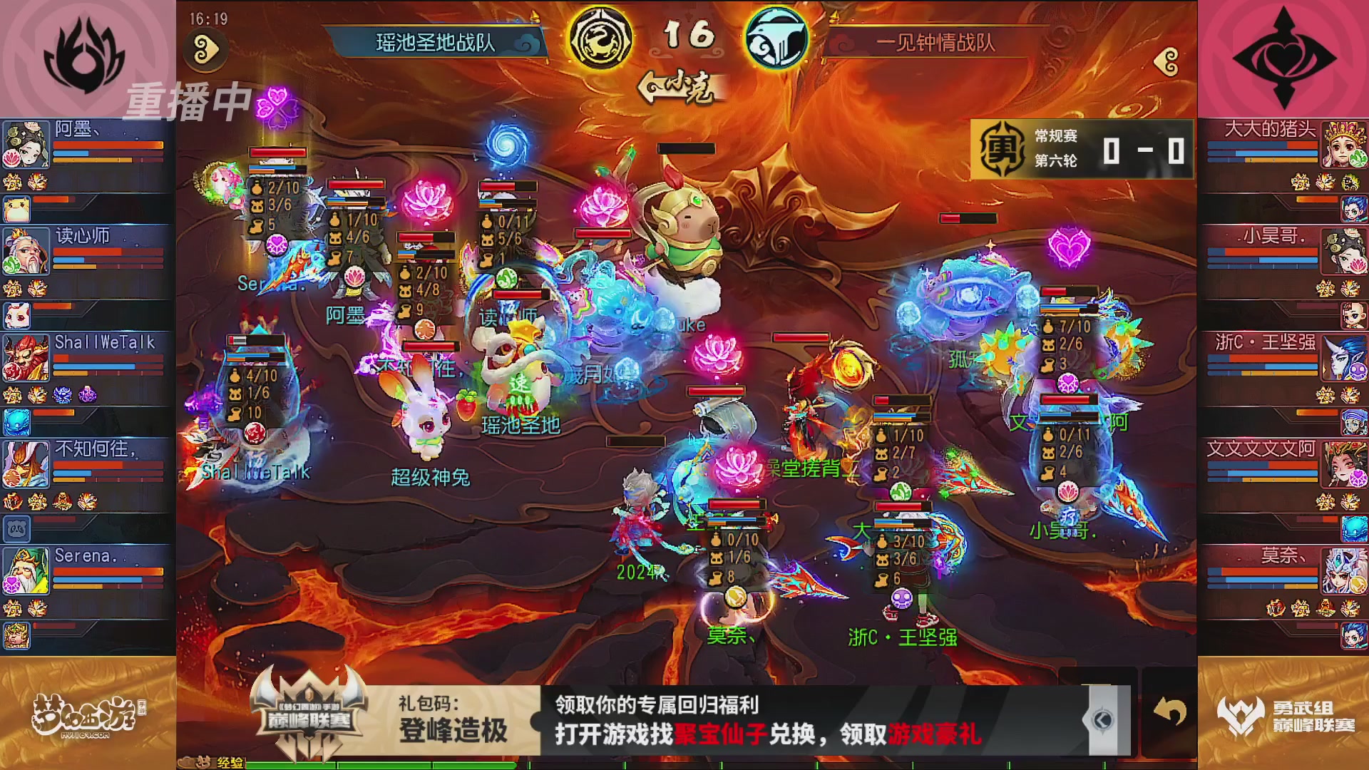 巅峰联赛S13–勇武组第六轮