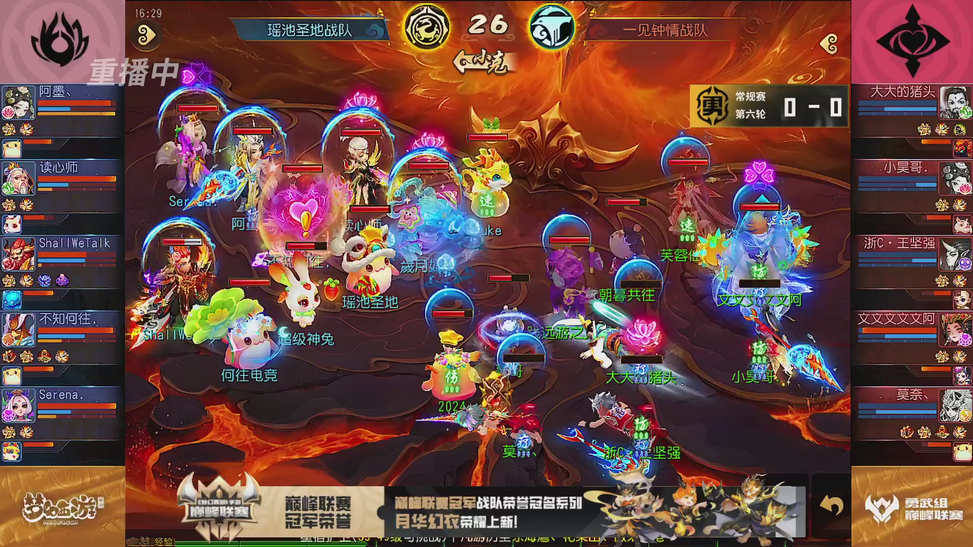 巅峰联赛S13–勇武组第六轮