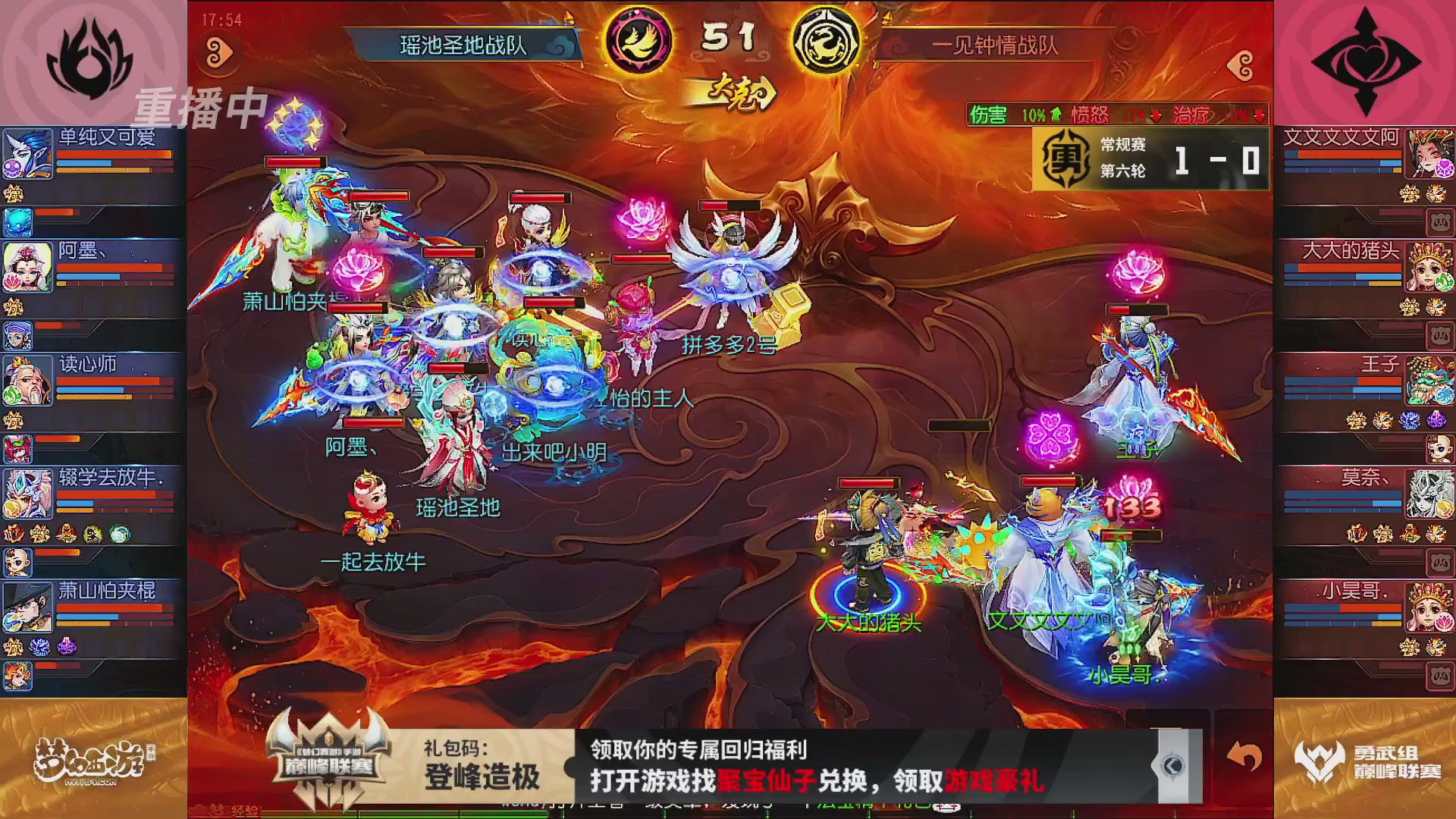 巅峰联赛S13–勇武组第六轮